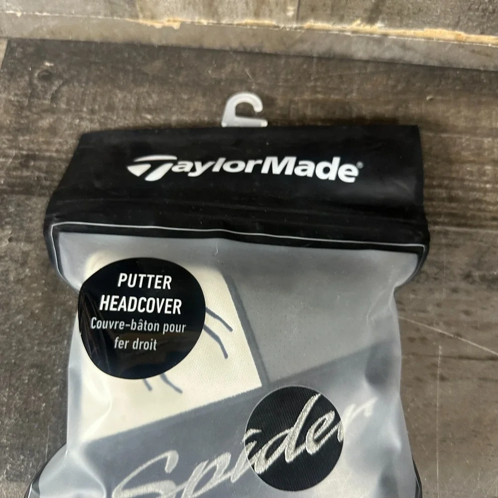 NEW TaylorMade Spider Tour Multi Color Mallet Putter Headcover Gray White 2023
